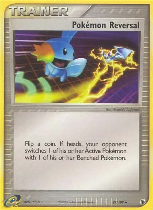 Pokemon Reversal card art