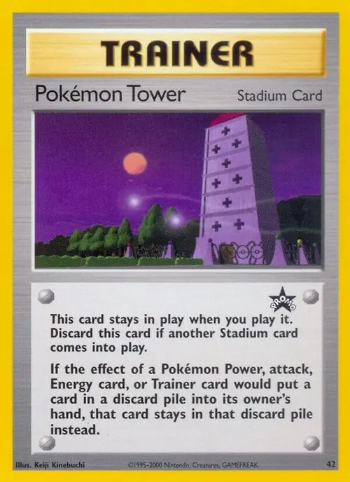 Pokemon Tower card art