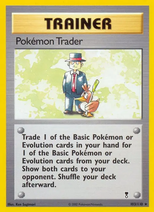 Pokemon Trader card art