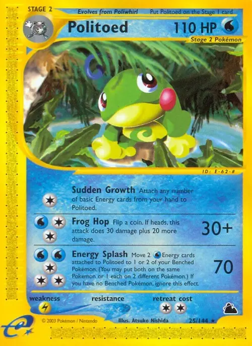 Politoed (25) card art