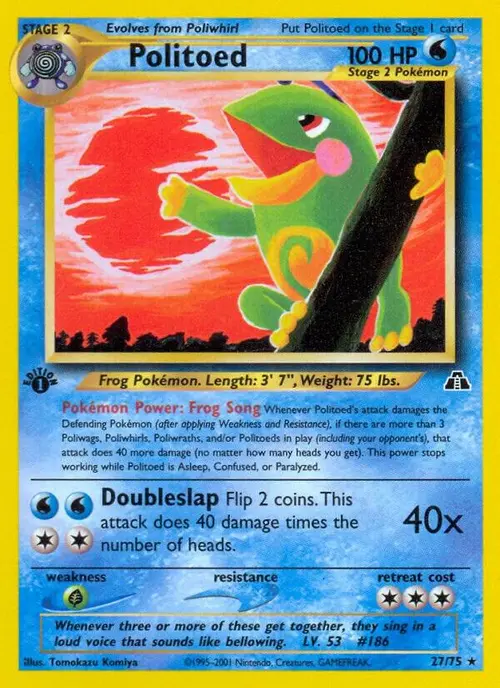 Politoed (27) card art
