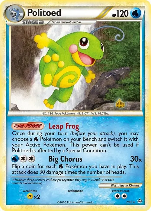 Politoed card art