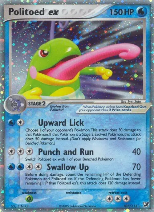 Politoed ex card art