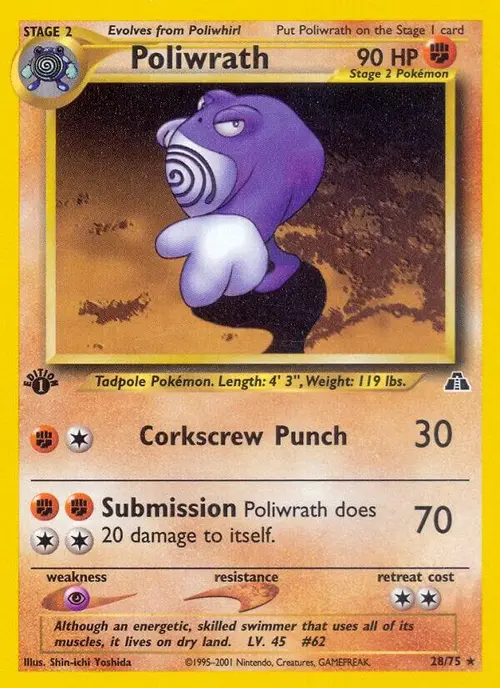 Poliwrath (28) card art
