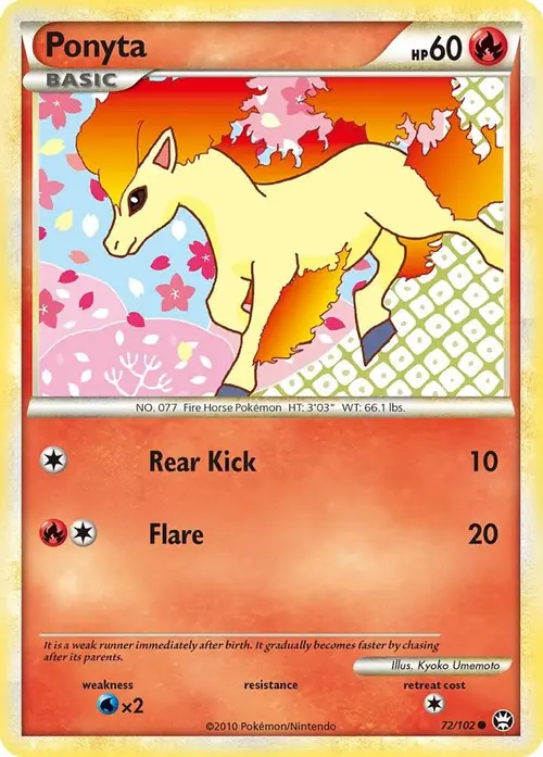 Ponyta card art