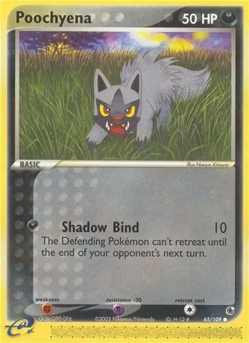 Poochyena - 65/109 card art