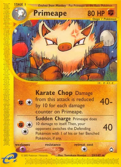 Primeape card art