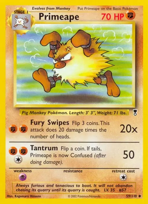 Primeape card art