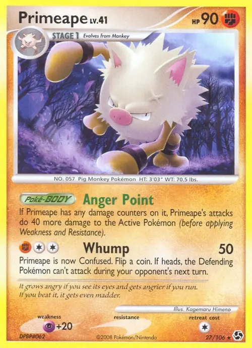 Primeape card art