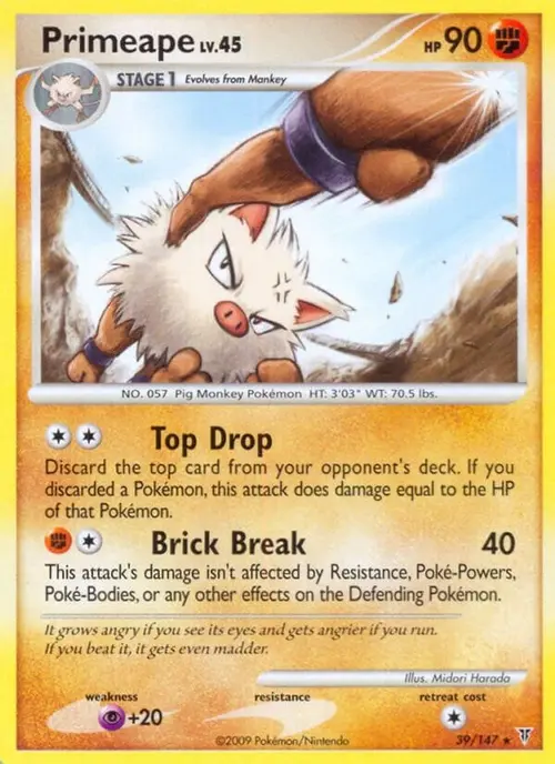 Primeape card art