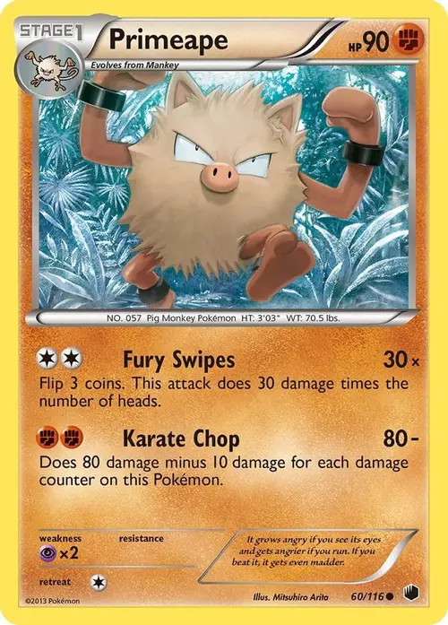 Primeape card art