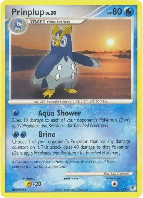 Prinplup card art