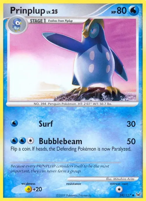 Prinplup card art