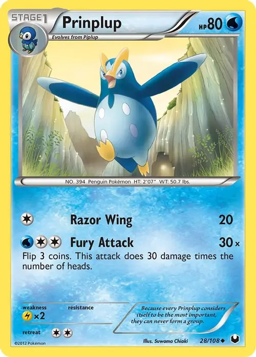 Prinplup card art