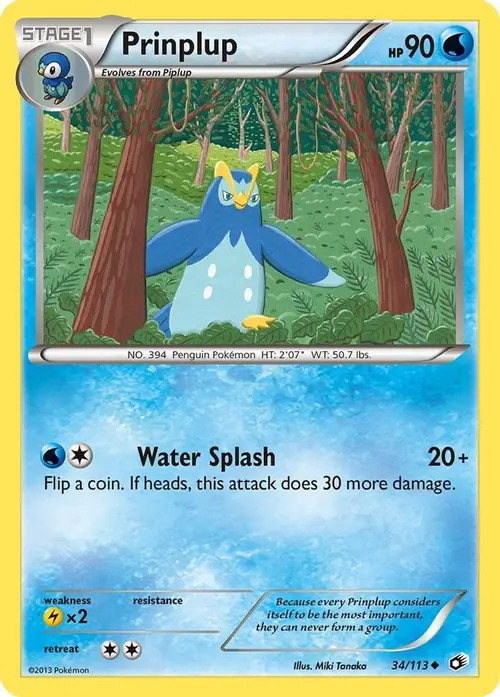 Prinplup card art