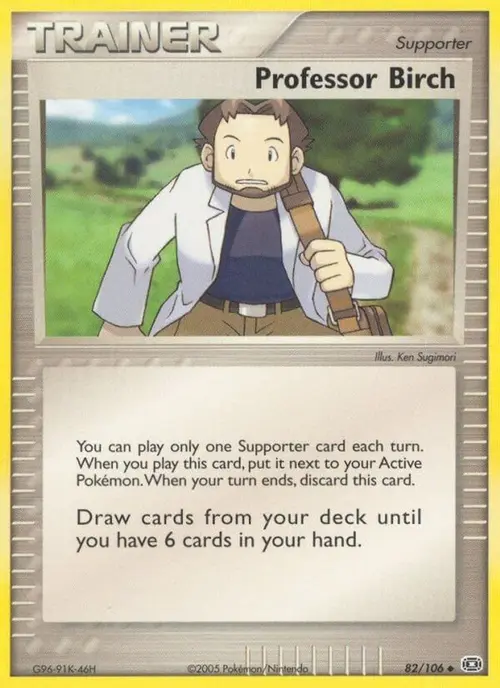 Professor Birch card art