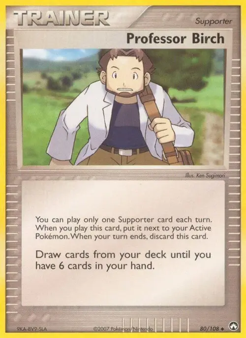 Professor Birch card art