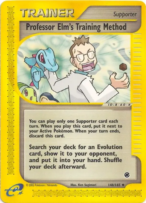 Professor Elm's Training Method card art