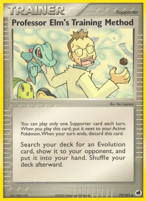 Professor Elm's Training Method card art