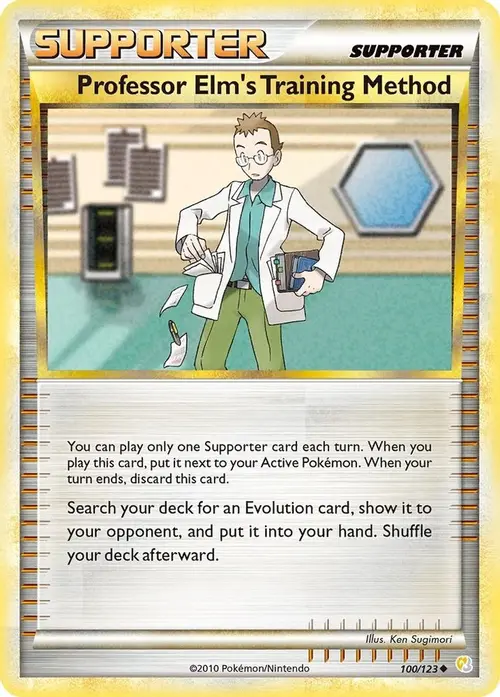 Professor Elm's Training Method card art