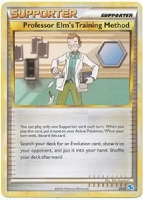 Professor Elm's Training Method card art