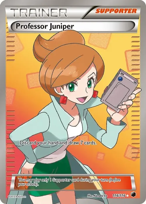 Professor Juniper (116 Full Art) card art