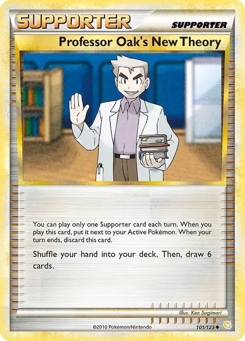 Professor Oak's New Theory card art