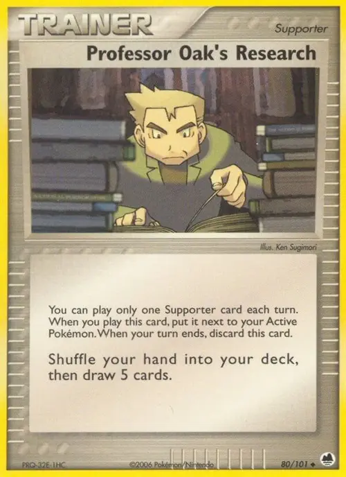 Professor Oak's Research card art