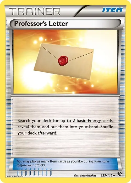 Professor's Letter card art