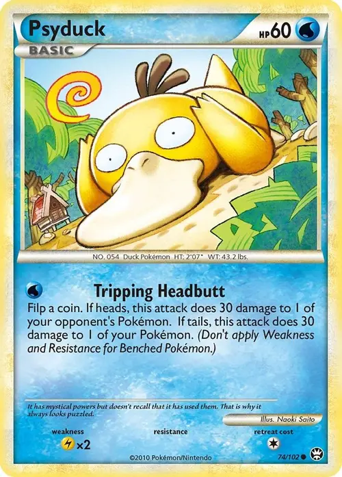 Psyduck card art