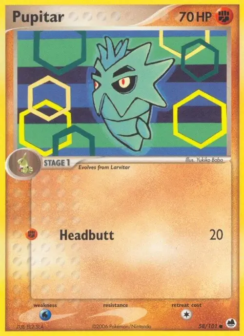 Pupitar card art