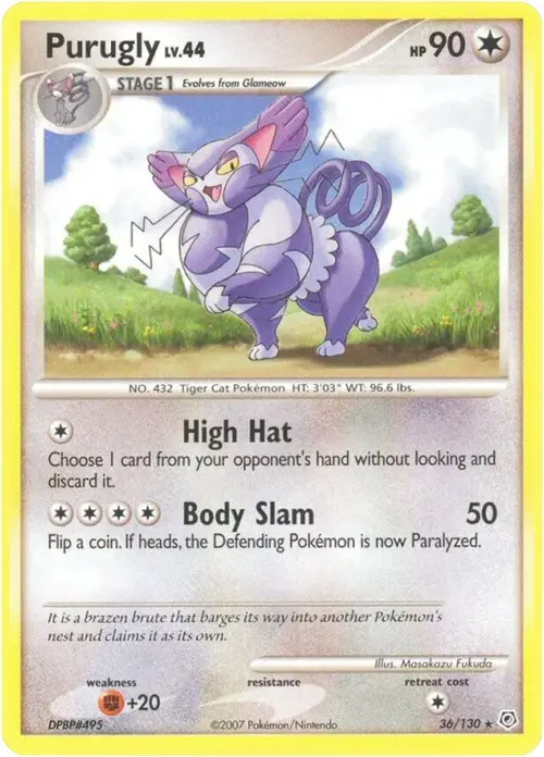 Purugly card art