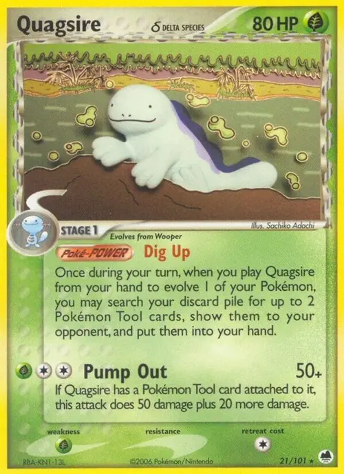 Quagsire (Delta Species) card art