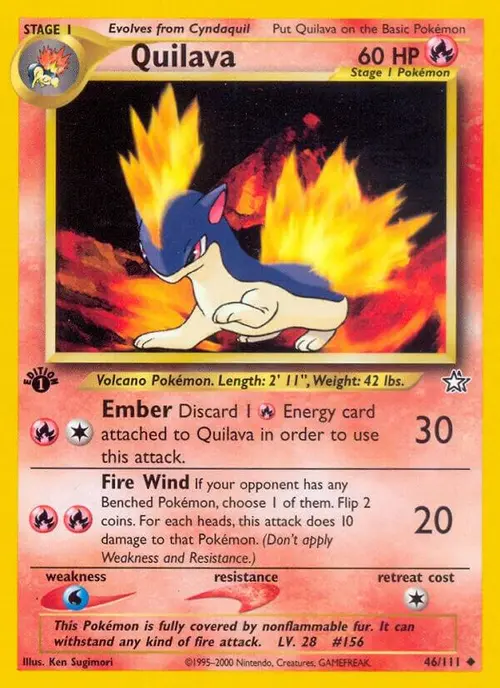 Quilava (46) card art