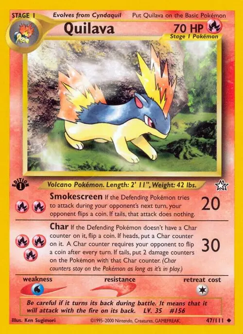 Quilava (47) card art