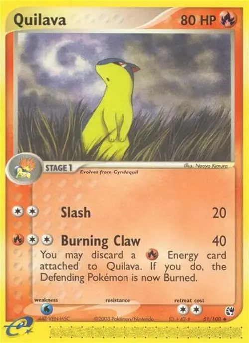 Quilava card art