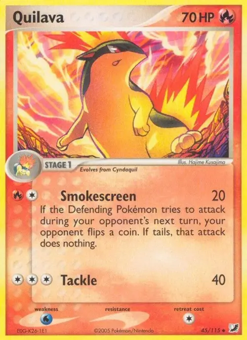 Quilava card art