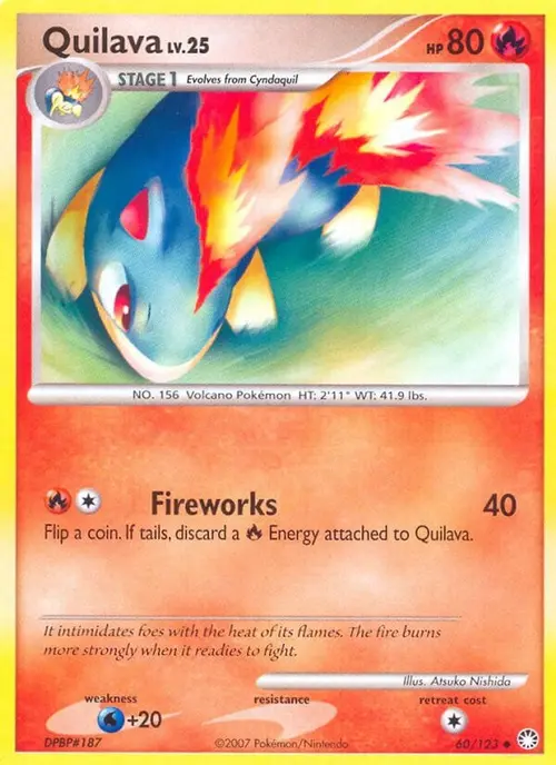Quilava card art