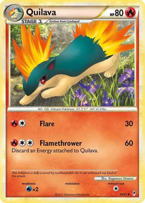 Quilava card art
