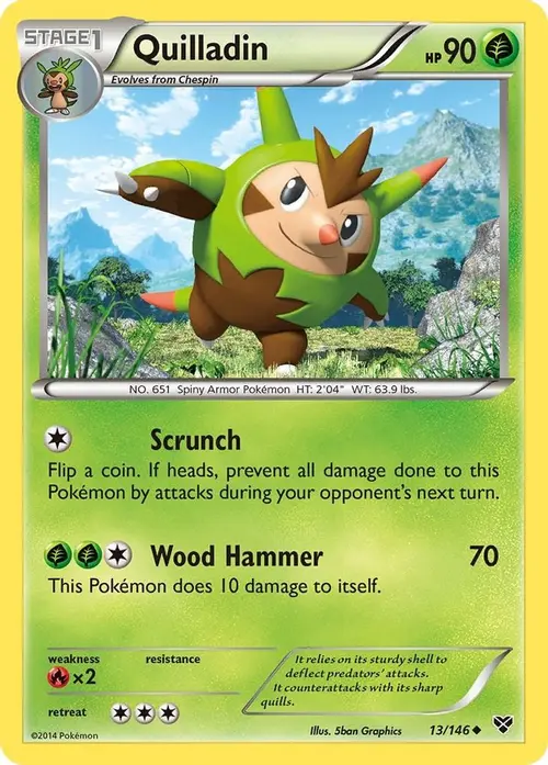 Quilladin card art