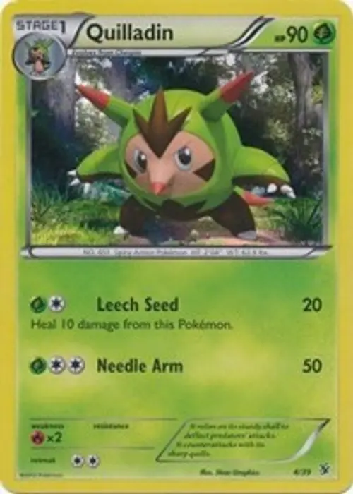 Quilladin card art