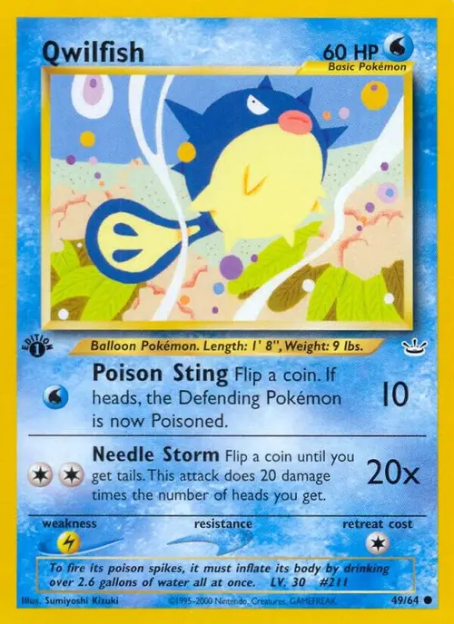 Qwilfish card art