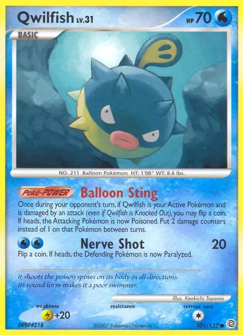 Qwilfish card art