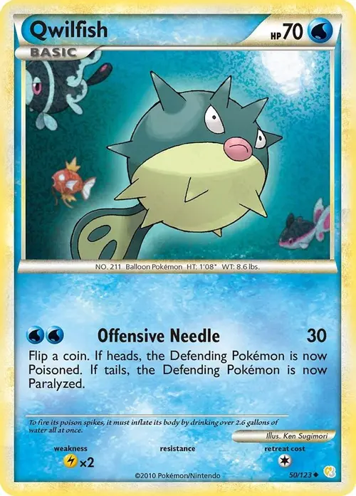 Qwilfish card art