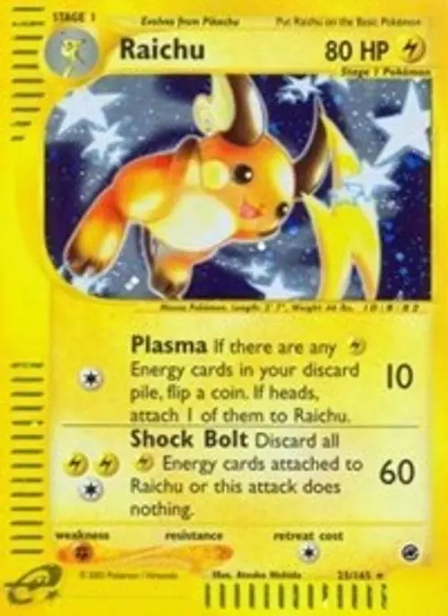 Raichu (25) card art