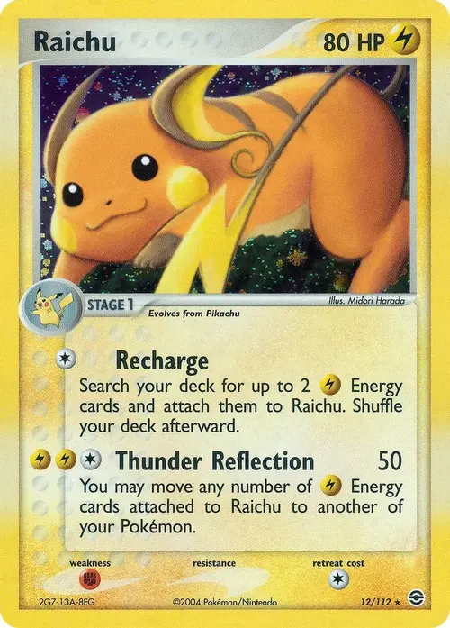 Raichu card art