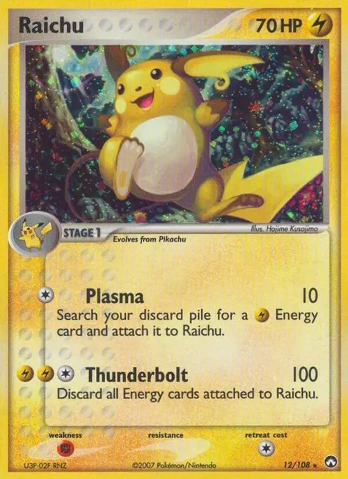 Raichu card art