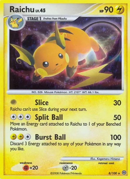 Raichu card art