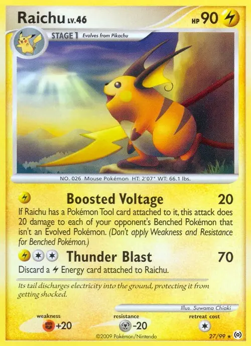 Raichu card art