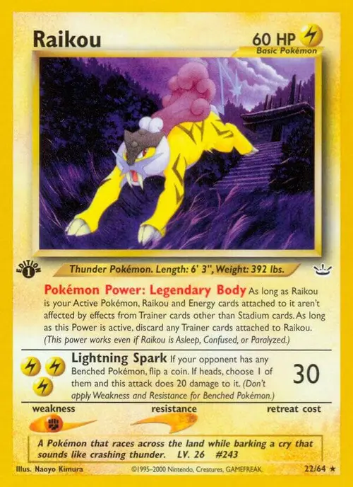 Raikou (22) card art